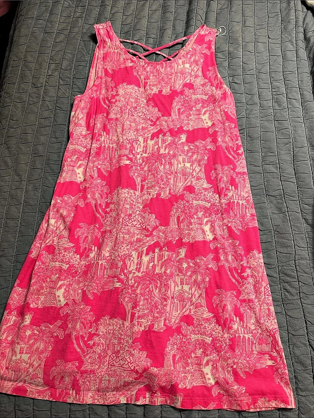 Lilly Pulitzer Kristen Swing Dress Pink Maxi Dress